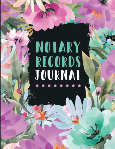 Notary Records Journal: Log Book To Record Notarial Acts