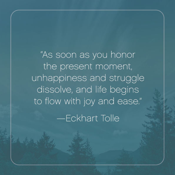 Eckhart Tolle's Present Moment Reminder Deck: 52 Inspirations to Quiet the Mind and Live in the Now, with desk stand