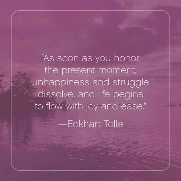 Eckhart Tolle's Present Moment Reminder Deck: 52 Inspirations to Quiet the Mind and Live in the Now, with desk stand