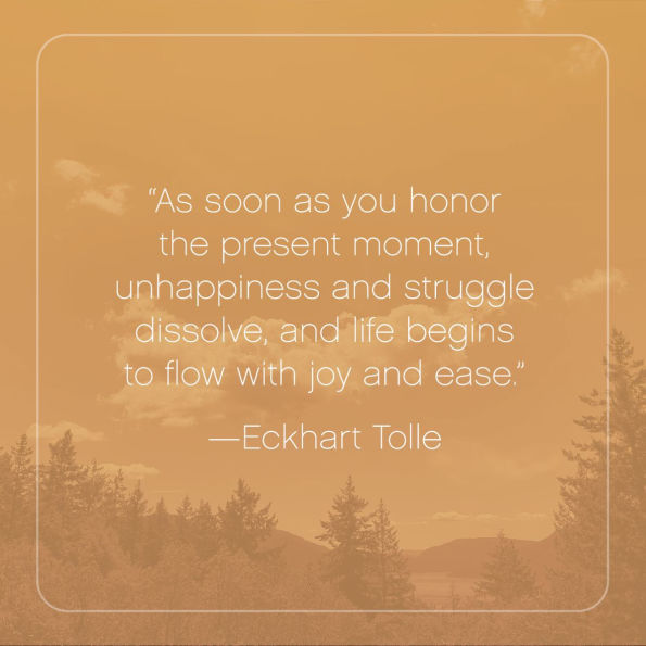 Eckhart Tolle's Present Moment Reminder Deck: 52 Inspirations to Quiet the Mind and Live in the Now, with desk stand