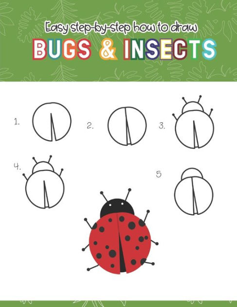 Easy step-by-step How to Draw Insects and Bugs: Fun for boys and girls ...