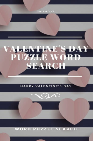 Valentine Valentine's Day puzzle Word Search Happy Valentine's Day