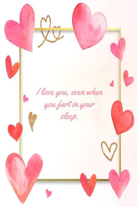 I Love You Even When You Fart In Your Sleep This Notebook Is A Perfect I