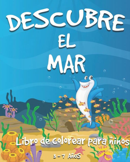 DESCUBRE EL MAR: libro de colorear para niños ( 8