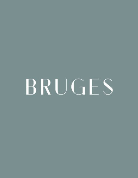 Bruges: A Decorative Book ? Perfect for Stacking on Coffee Tables & Bookshelves ? Customized Interior Design & Home Decor
