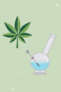 120 Pages DINA5: Cannabis Graphic Jorunal Book For Marijuana Smoker 120 Pages DINA5