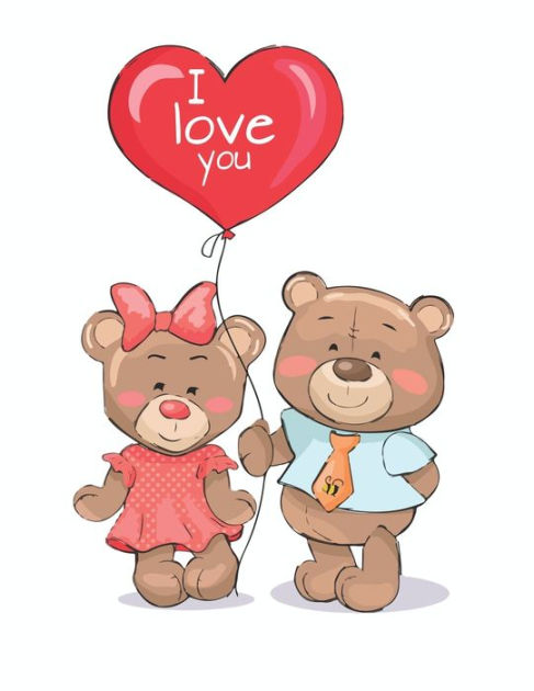 I Love You: Valentine's Day Coloring Book for Kids Ages 4-8: Fun with ...