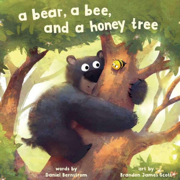 a Bear, Bee, and Honey Tree