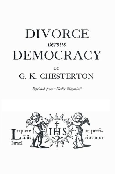 Divorce versus Democracy