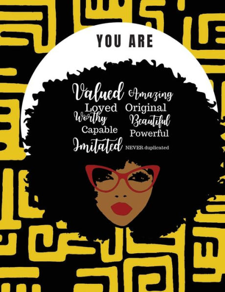 You Are Series Journal/Notebook: Ankara Volume 6: