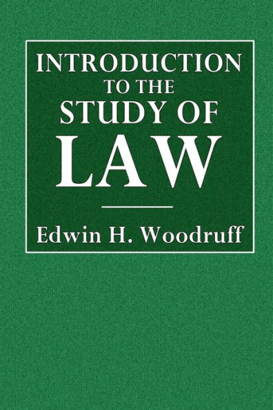 Introduction to the Study of Law