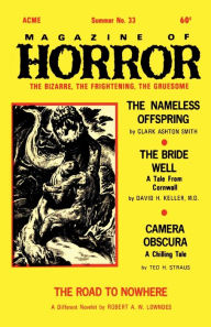 Title: Magazine of Horror #33, Summer 1970, Author: Clark Ashton Smith