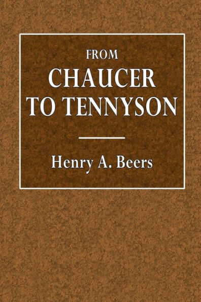 From Chaucer to Tennyson