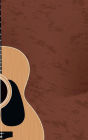 Blank Guitar Sheet Music - Dark Brown Acoustic Design