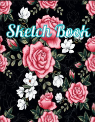 Title: Sketch Book: Vintage Floral 2021 Cover Blank Pages For Writing Drawing Book- Large Sketch Book:8.5x 11 Inchs, 110 Pages Vintage Floral 2021 Gift for Woman Blank Pages For Drawing Paperback, Author: Ecupcake Books