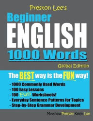 Title: Preston Lee's Beginner English 1000 Words Global Edition, Author: Kevin Lee