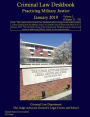 Criminal Law Deskbook: Practicing Military Justice January 2019 Volume 2 (Chapter 21 - 32):