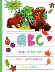Title: ABC Draw and Write - Little Brown Bear Pattern Mead Composition Notebook Primary Journal Grade K-2: Handwriting Calligraphy Practice PreK & Kindergarten Workbook Preschool Activity Book - Lined Paper with Picture Space, Author: Little Friends Academy