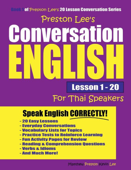 Preston Lee's Conversation English For Thai Speakers Lesson 1 - 20