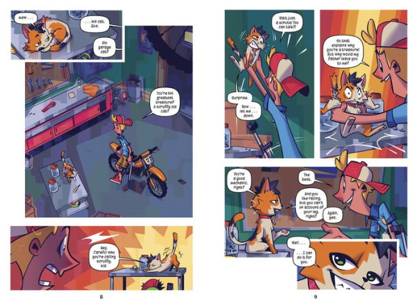 Puss Magical Motocross Boots: A Graphic Novel