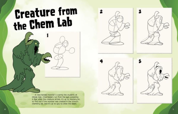 Drawing Creepy Creatures with Scooby-Doo!