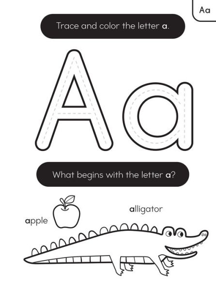 ABC Color and Learn: Letters, counting, shapes, tracing, and more! With tear-out pages!