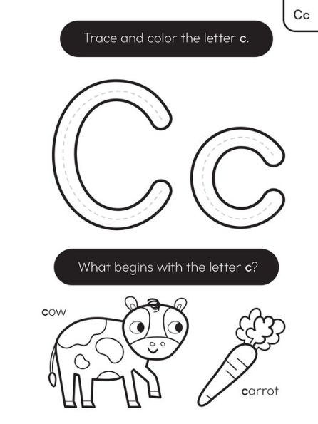 ABC Color and Learn: Letters, counting, shapes, tracing, and more! With tear-out pages!