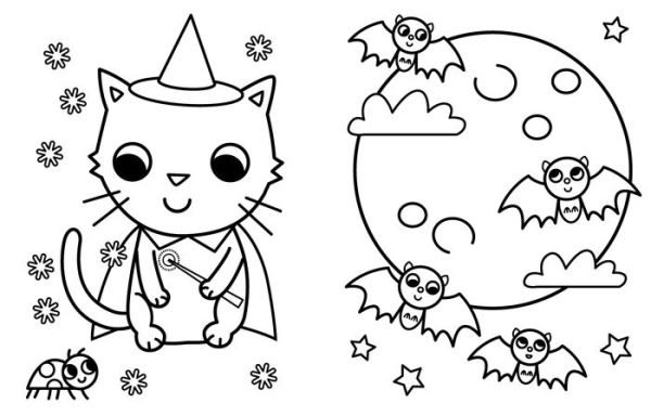 My Busy Halloween Coloring Book