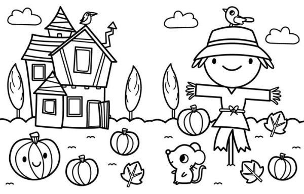 My Busy Halloween Coloring Book