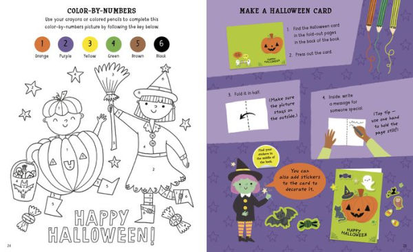 10-Minute Halloween Activities: With Stencils, Press-Outs, and Stickers!