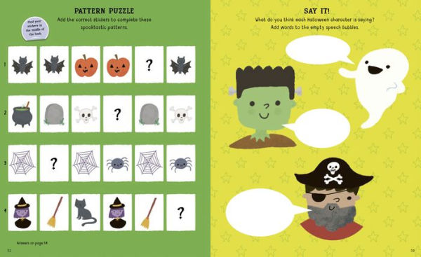 10-Minute Halloween Activities: With Stencils, Press-Outs, and Stickers!