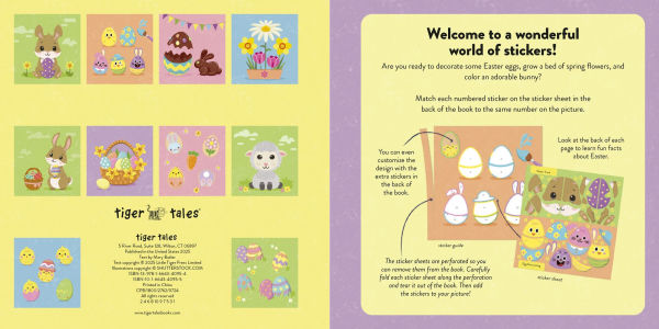 Color With Stickers: Easter: Create 10 Pictures with Stickers!