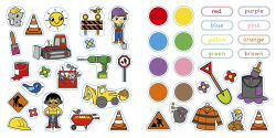 Alternative view 4 of I Can Learn Construction: First Words, Colors, Numbers and Shapes, Opposites