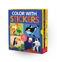 Title: Color with Stickers Boxed Set: Dinosaurs; Space; Jungle; Ocean, Author: Jonny Marx