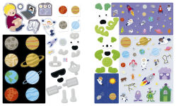 Alternative view 8 of 10-Minute Space Activities: With Press-Out Pieces and more than 100 Stickers!
