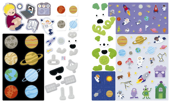 10-Minute Space Activities: With Press-Out Pieces and more than 100 Stickers!