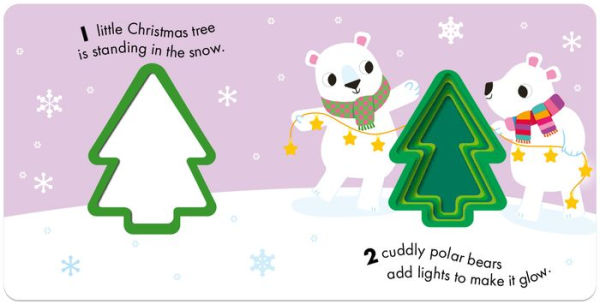 Christmas: A Peek-Through Christmas Book of Counting