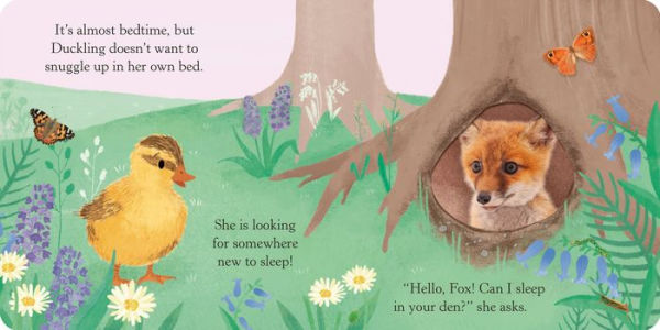 Bedtime for Duckling: A Peek-through Book for Kids and Toddlers