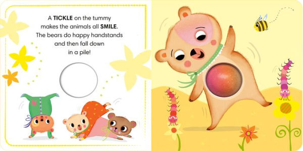 A Tickle on the Tummy!: With SQUISHY, SPARKLY baby animal tummies!