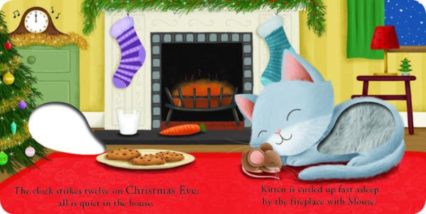 Christmas Kitten: A touch-and-feel book