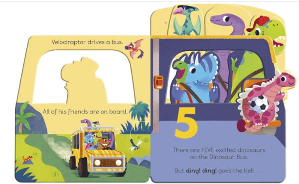 Dinosaur Bus: A shaped countdown book