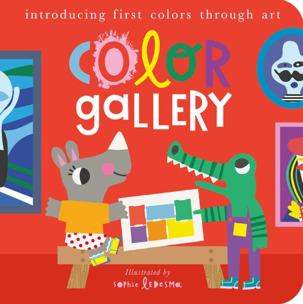 Color Gallery: Introducing first colors through art