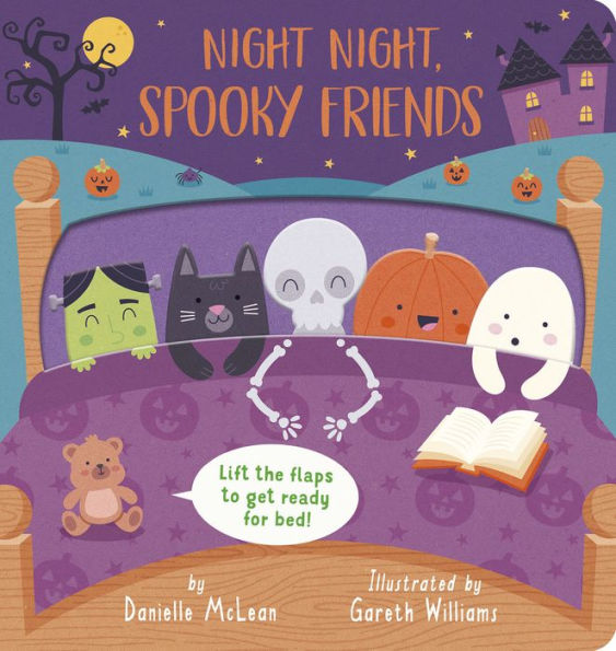 Night Night, Spooky Friends: A Lift-the-Flap Bedtime Halloween Book