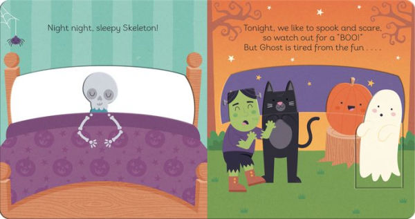 Night Night, Spooky Friends: A Lift-the-Flap Bedtime Halloween Book