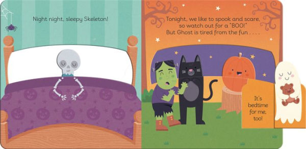 Night Night, Spooky Friends: A Lift-the-Flap Bedtime Halloween Book