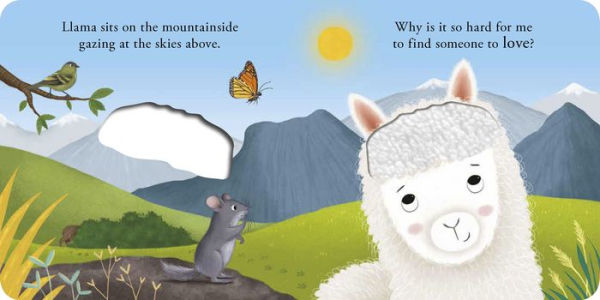 Llama in Love: A touch-and-feel book