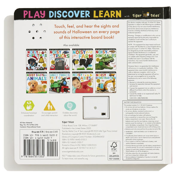 Noisy Halloween: My First Touch and Feel Sound Book