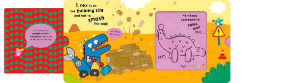 Busy Builders: Dinos at Work: Pull the tab to turn Dinosaurs into Construction Machines!