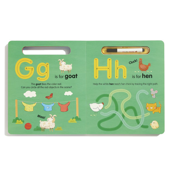 A is for Apple Wipe-Clean: My First Wipe-Clean Book