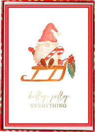 Title: Watercolor Gnome Christmas Boxed Cards